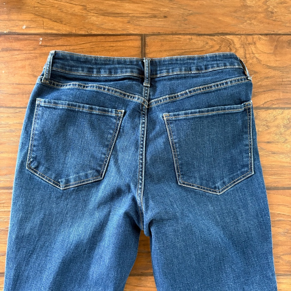 Lot of 2 Women’s High Waisted Old Navy Black and Blue Denim Skinny Jeans Size 12 - Picture 9 of 14